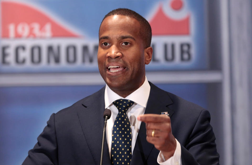 Republican John James, who is running for the U.S. Senate from Michigan, once called the Affordable Care Act a "monstrosity." He has not offered details on how he would replace it. (Photo: Rebecca Cook/Reuters)