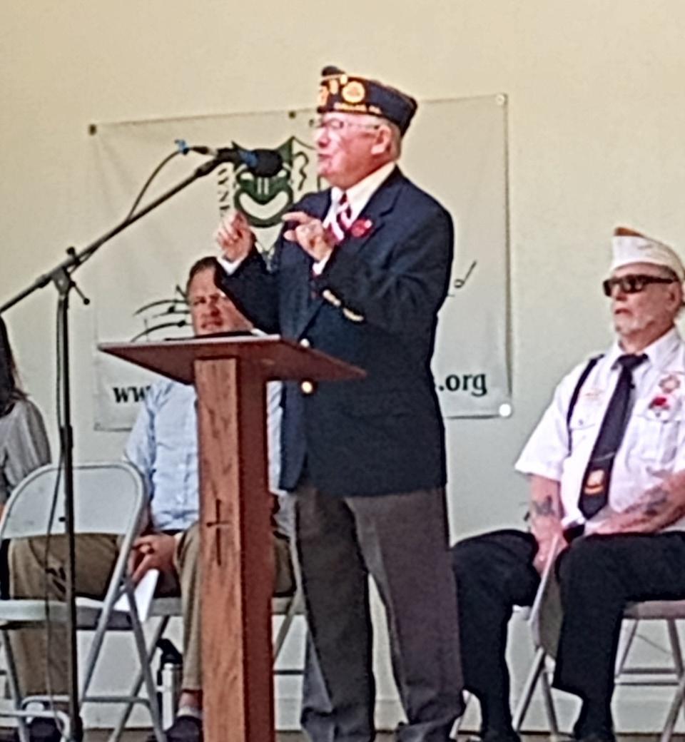 Rev. Dr. William Lewis, retired Army Chaplain, was keynote speaker at the 2023 Memorial Day observance in Honesdale. He was pastor at Central United Methodist Church, 1978-1986.