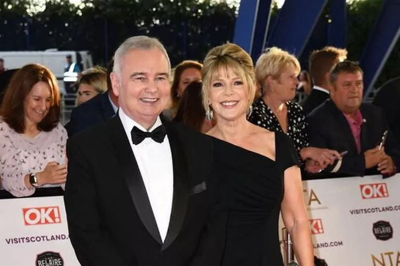 Ruth Langsford and Eamonn Holmes on the red carpet