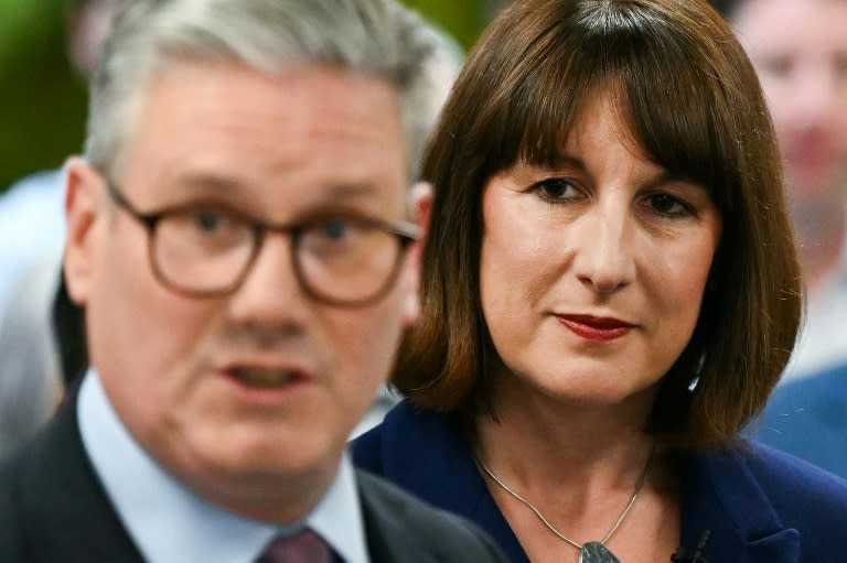 Keir Starmer appointed Rachel Reeves as his finance minister - the first woman in the role (JUSTIN TALLIS)