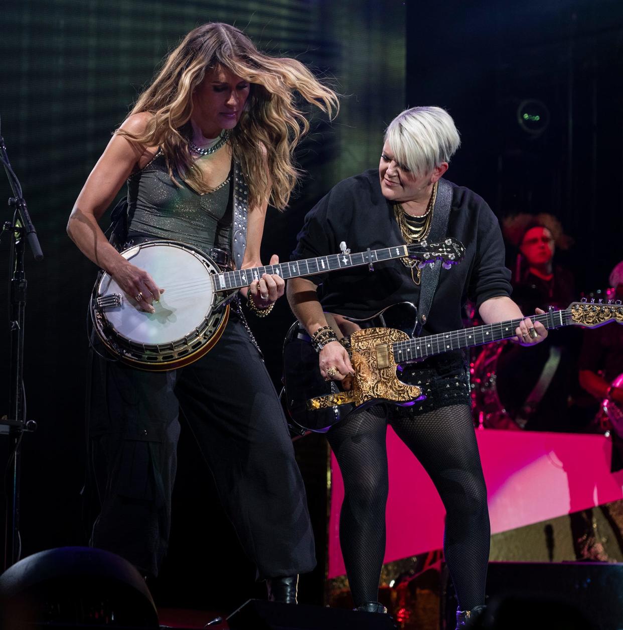 The Chicks, including Emily Strayer and Natalie Maines, headlined both Fridays of Austin City Limits Music Festival.