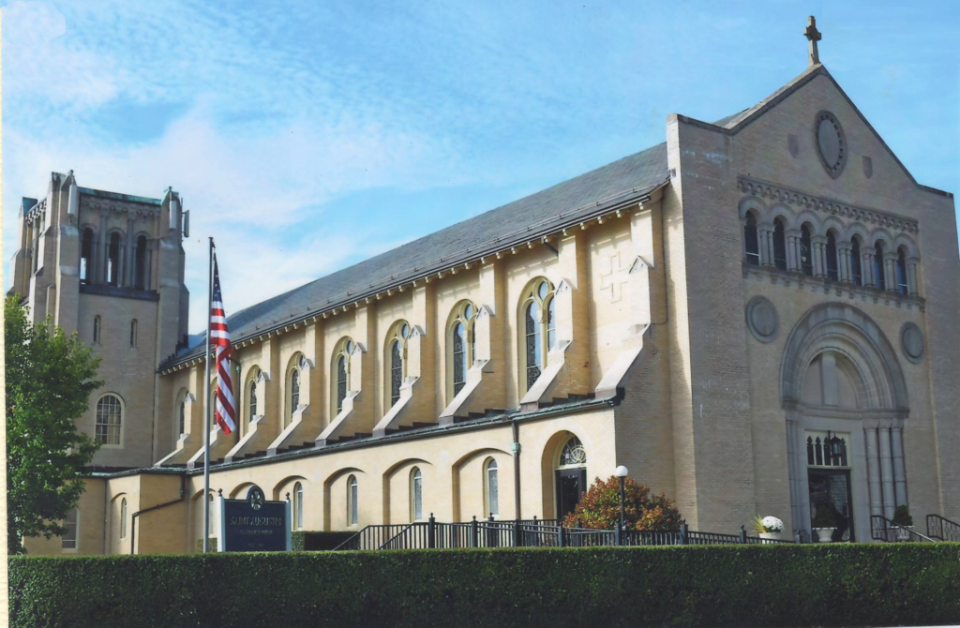 A fundraising effort is underway to save the bell tower at St. Augustin Catholic Church in Newport.