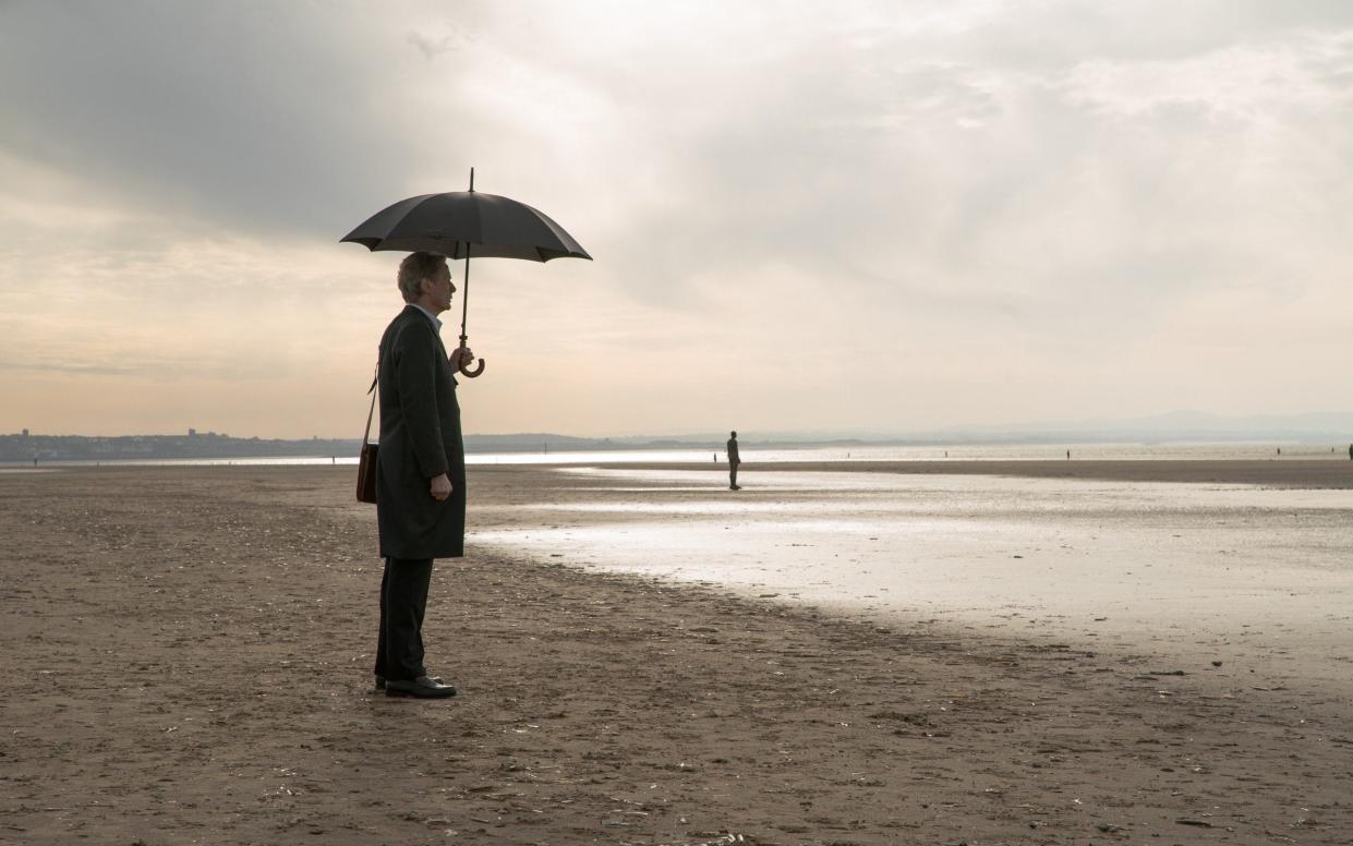 Bill Nighy (and Antony Gormley sculptures) in Carl Hunter's Sometimes Always Never