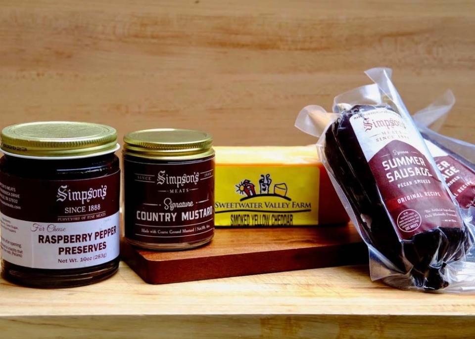 Deluxe Summer Sausage Gift Box available at Simpson’s Meats, Wednesday, Jan. 19, 2022.