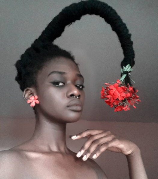 Blogger's insane hair sculptures go viral