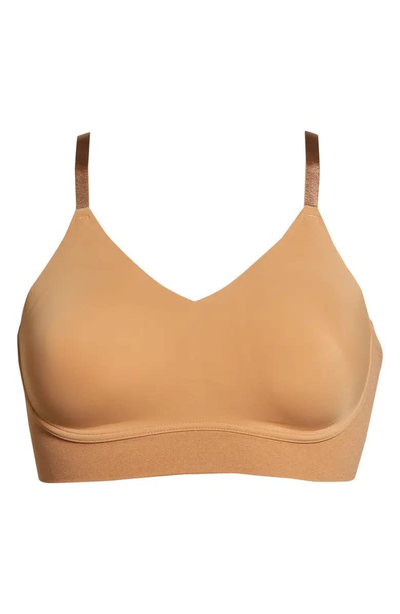 True & Co. True Body Triangle Adjustable Strap Soft Form Band Bra