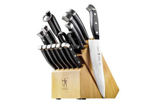 Hurry: Grab This Razor-Sharp Henckels Knife Block Set While It's Over $200  Off