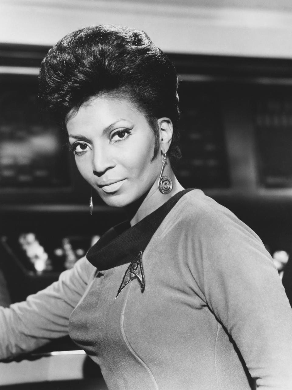 Actress Nichelle Nichols in Star Trek Uniform (John Springer Collection / Corbis via Getty Images)