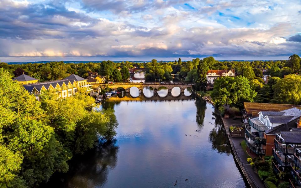 Aerial view of the Maidenhead and the river Thames - Alexey Fedorenko /Shutterstock