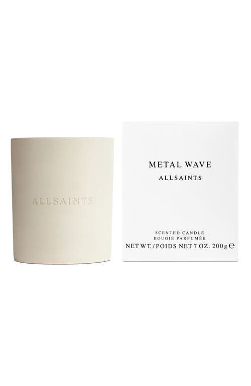 Metal Wave Scented Candle