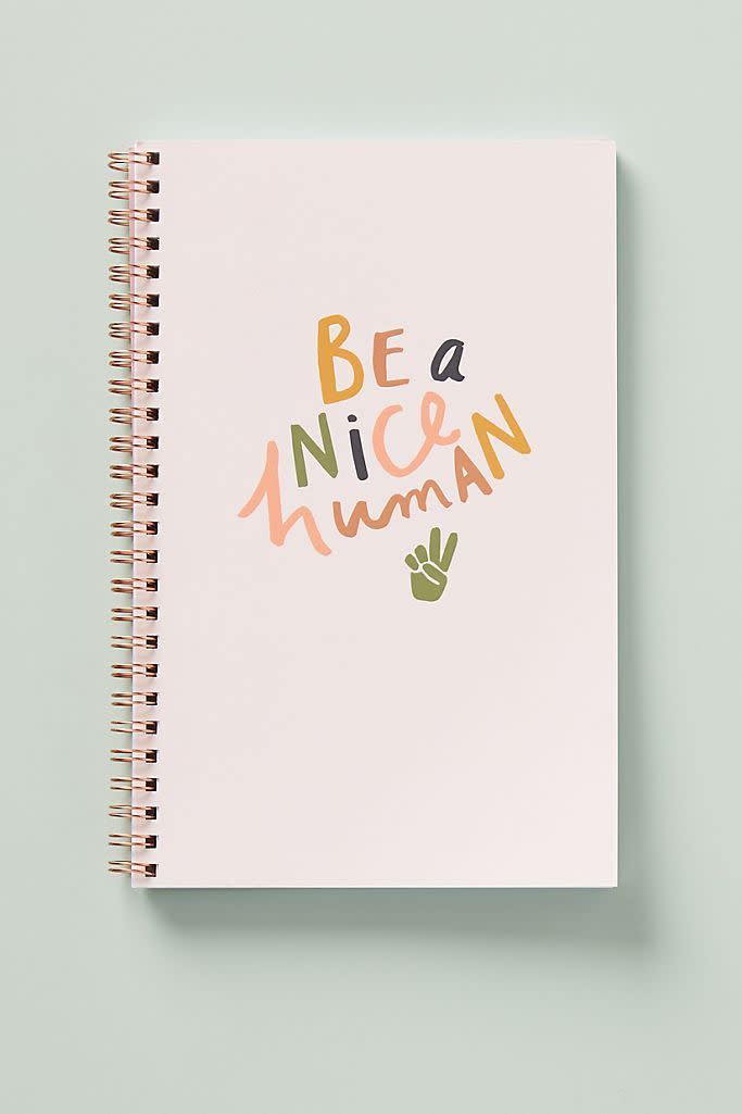 Be A Nice Human Spiral Journal