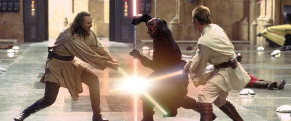 Neeson as Qui-Gon Jinn in The Phantom Menace