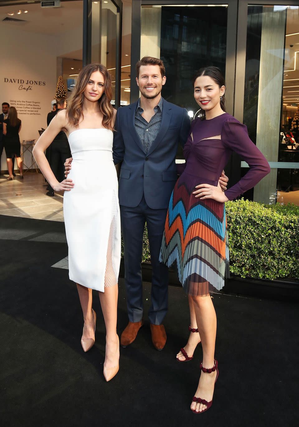 Jesinta's squad includes David Jones ambassadors Jessica Gomes and Jason Dundas. Source: Getty