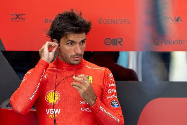 Carlos Sainz took pole position 