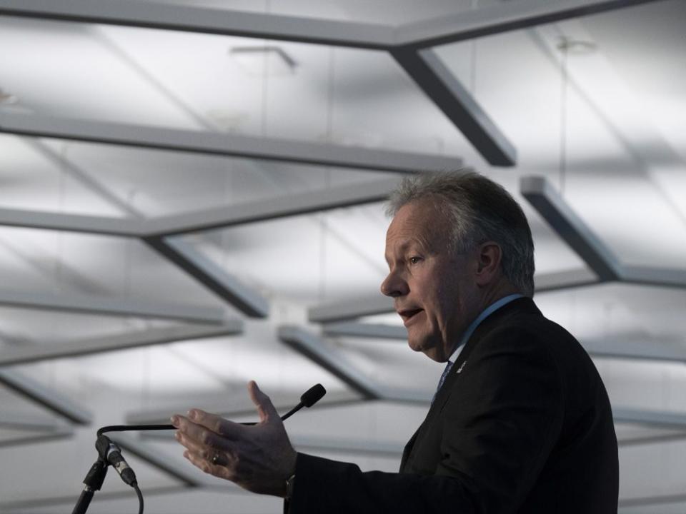  Former Bank of Canada governor Stephen Poloz at a business conference in Ottawa.