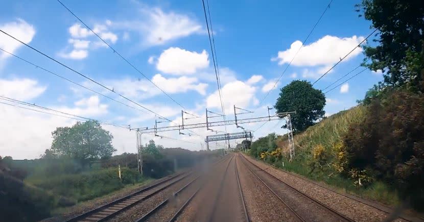 The video is filmed on the London to Glasgow route (Picture: Avanti West Coast)