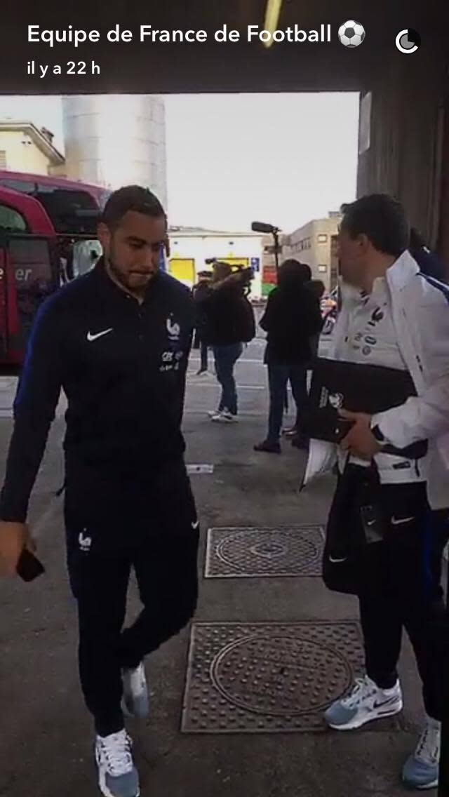 Arrivée au stade