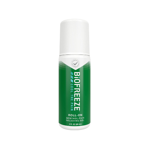 biofreeze pain relief gel against white background