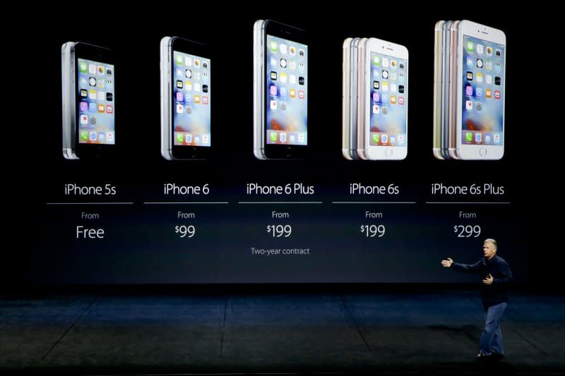 蘋果iPhone 6s 銷售不如預期，影響廣泛（美聯社）
