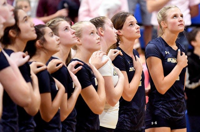 The SFCA volleyball team held its final home match on Tuesday, Oct. 6 against Moore Haven.