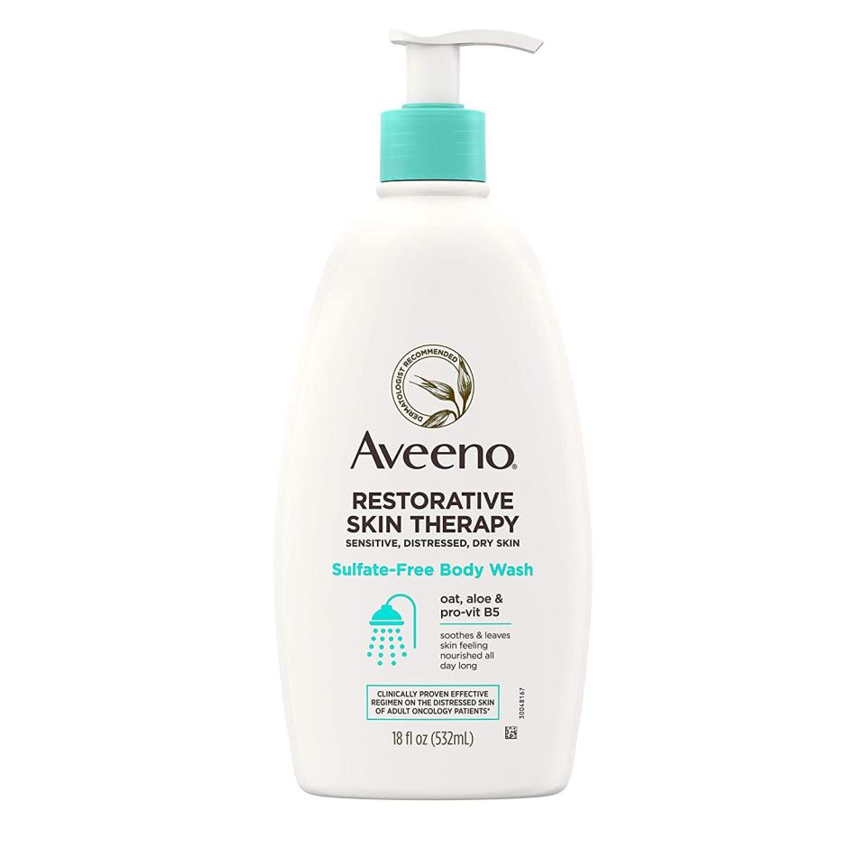 Aveeno Restorative Skin Therapy Body Wash; body wash for sensitive skin