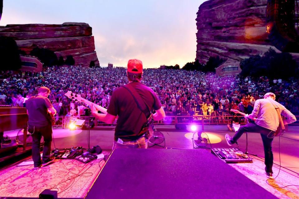 umphrey's mcgee in concert at red rocks amphitheatre