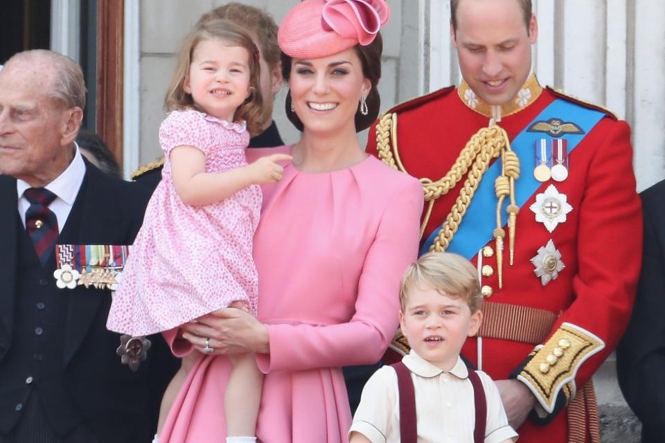 The Royals at Trooping the Colour in 2017 (Getty Images )