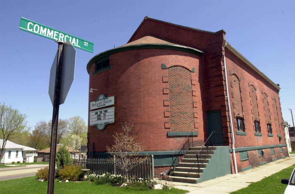 Exterior of Beckwith Theatre in Dowagiac.