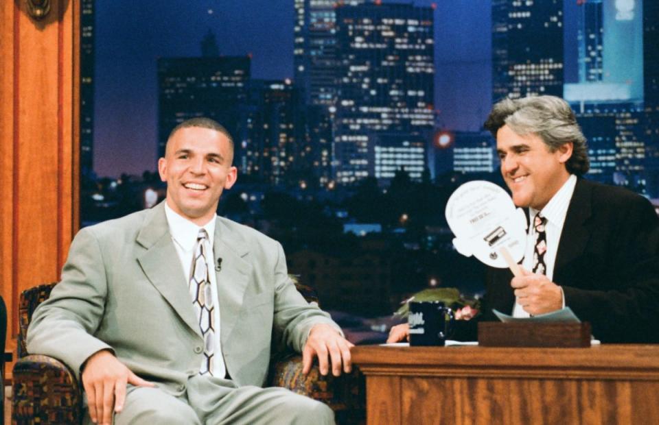 Jason Kidd was enough of a household name in 1995 that Jay Leno had him on 