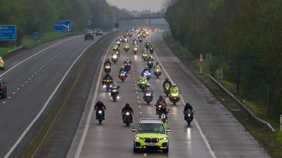 Riders setting off at a previous event