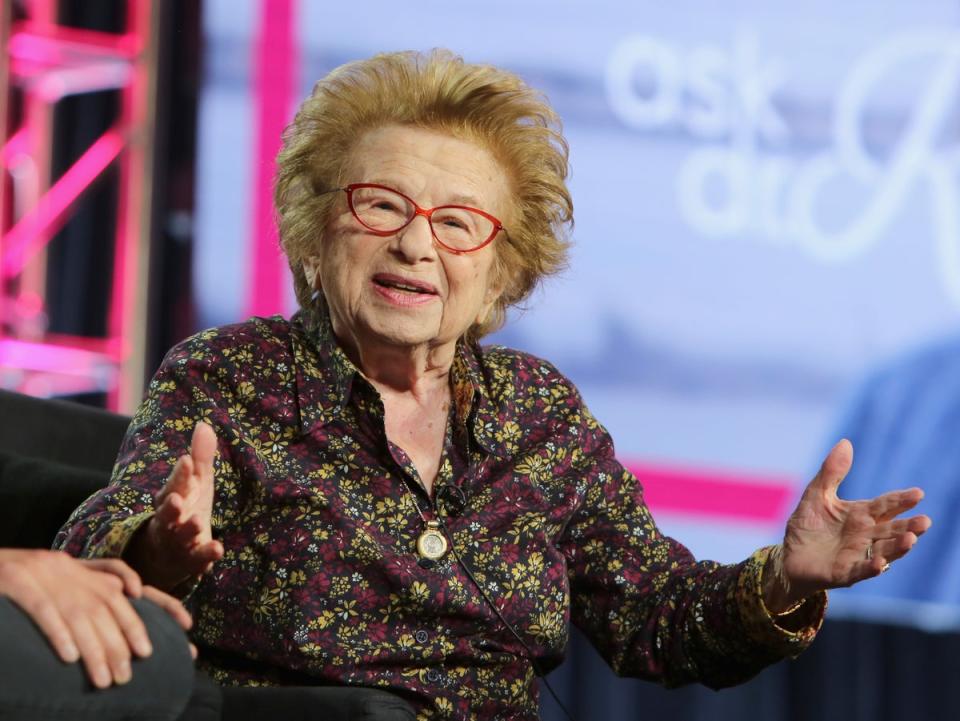 Thanks to her television show, books, and other sources of income, Dr. Ruth had an estimated net worth of $3 million at the time of her death (Getty Images for Hulu).