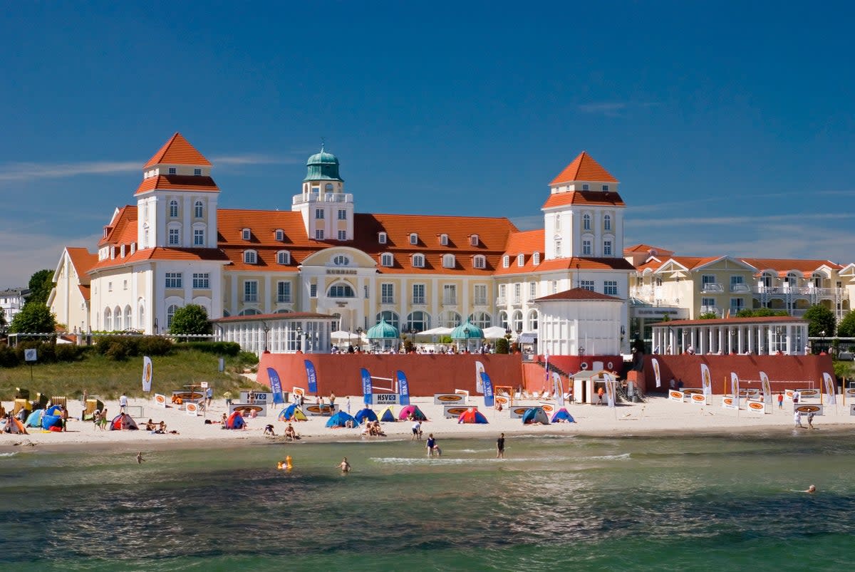 Binz is blessed with fine white sands on the Baltic Sea (Getty)