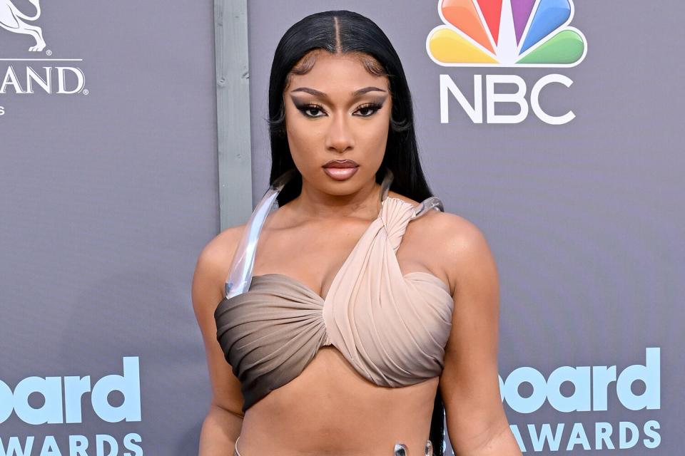 Megan Thee Stallion attends the 2022 Billboard Music Awards