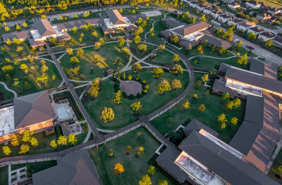 After its move in 2003, The Menninger Clinic settled into a new campus on the west side of Houston, Texas.