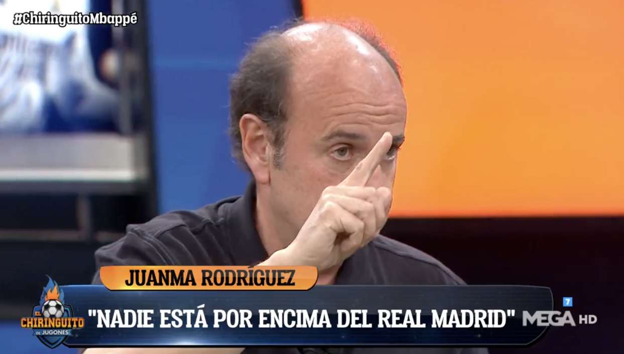 Juanma Rodríguez asegura en 'El chiringuito de jugones' que sufre 