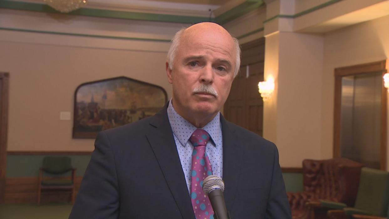 Health Minister Tom Osborne said the provincial government is against the idea of paying nurse practitioners through the province's medical care program, saying it's an example of health-care privitization. (Mark Quinn/CBC - image credit)