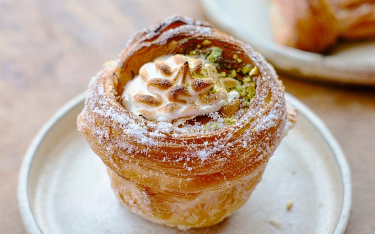 A cruffin from Lilac Bakery in Exeter