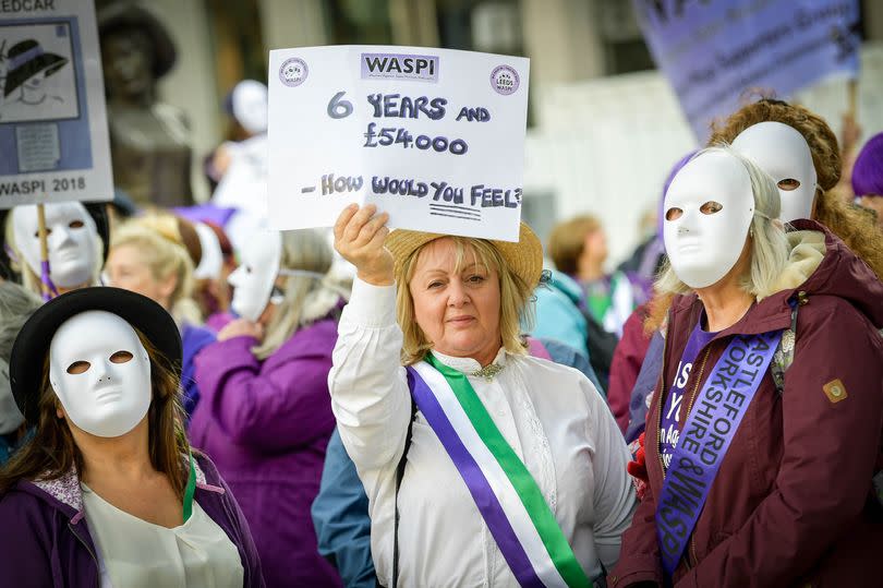 Women Against State Pension Injustice (WASPI) Silent Rally