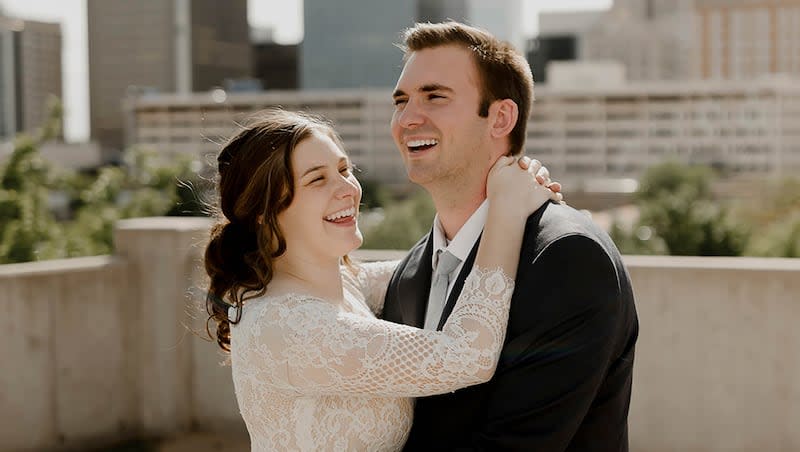 This photo provided by Brad Searcy Photography shows Davy and Natalie Lloyd. Three U.S. missionaries were killed in Haiti after being ambushed at the Port-au-Prince, officials with the mission organization said Friday, May 24, 2024. Two of the victims were a young married couple, Davy and Natalie Lloyd, according to a Facebook posting from Natalie Lloyd's father, Missouri state Rep. Ben Baker. The name of the third person killed wasn't immediately available.