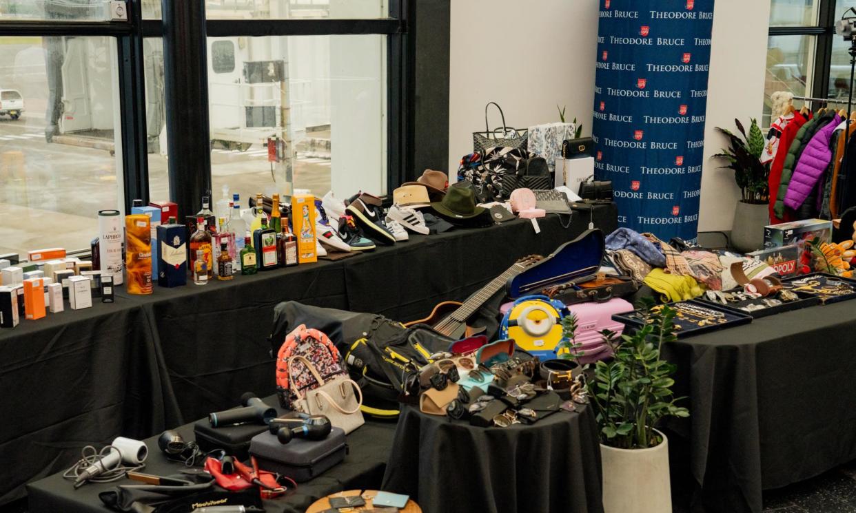<span>Canny shoppers from around Australia might want to take a look at Sydney airport’s annual charity auction.</span><span>Photograph: Hayden Buchanan</span>