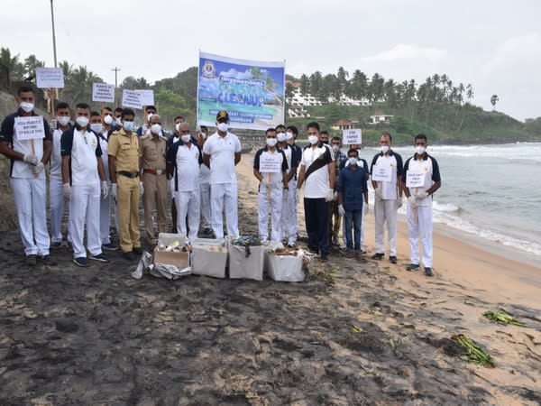 The Indian Coast Guard conducted the International Coastal Cleanup day