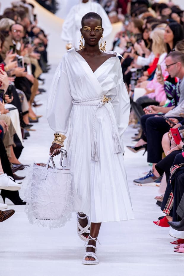<p>A look from Valentino's Spring 2020 collection. Photo: Imaxtree</p>