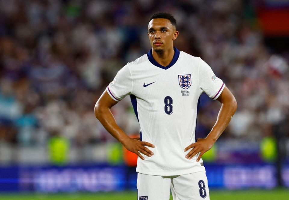 Will 2026 finally establish Trent Alexander-Arnold as England’s first-choice right-back? (Reuters)