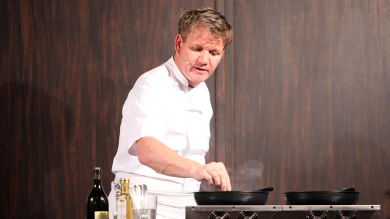 Gordon Ramsay cooking