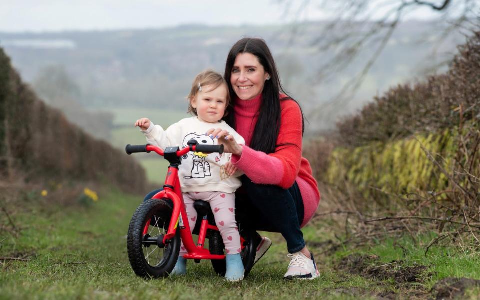 Former British cyclo-cross champion Nikki Brammeier welcomed daughter Ida into the world in 2019 - PAUL COOPER