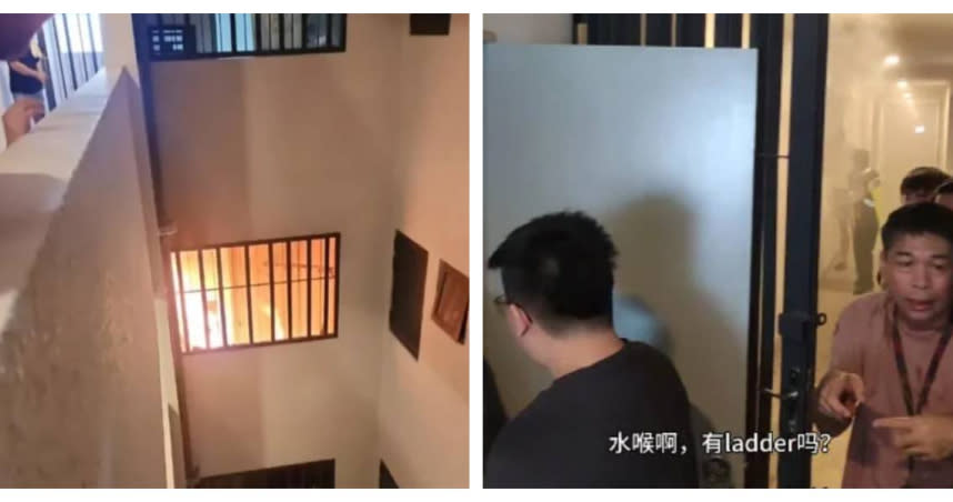 馬來西亞吉隆坡一棟55層大樓因住戶亂扔菸蒂，引發火警。（圖／翻攝自臉書）