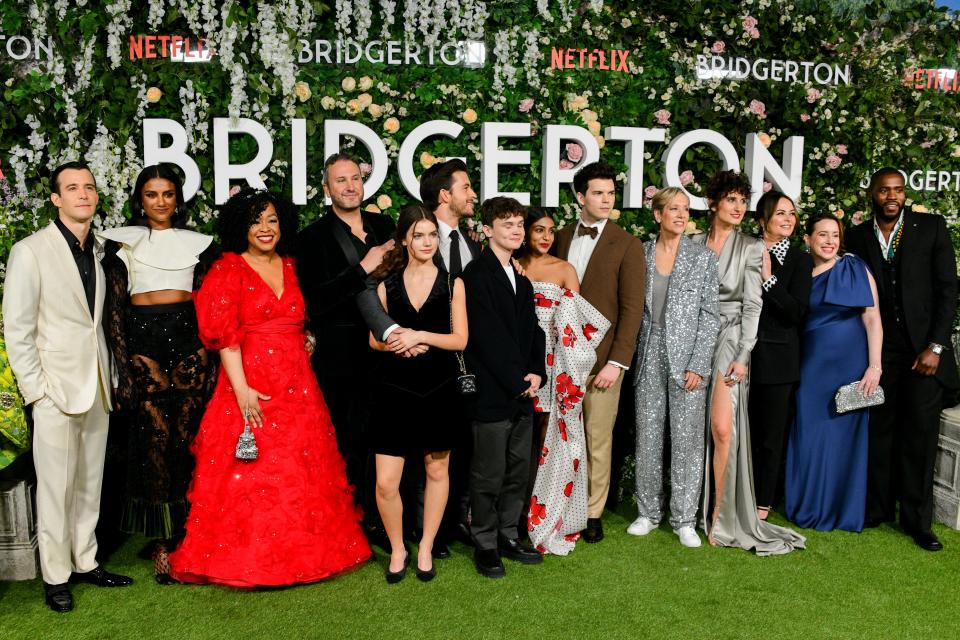 bridgerton season 2 cast at premiere