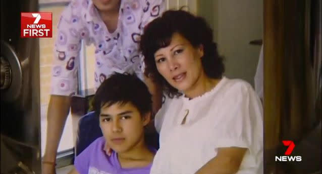 John Zakhariev is awaiting sentencing. His mother has left her cancer treatment in Australia to be by his side. Source: 7 News