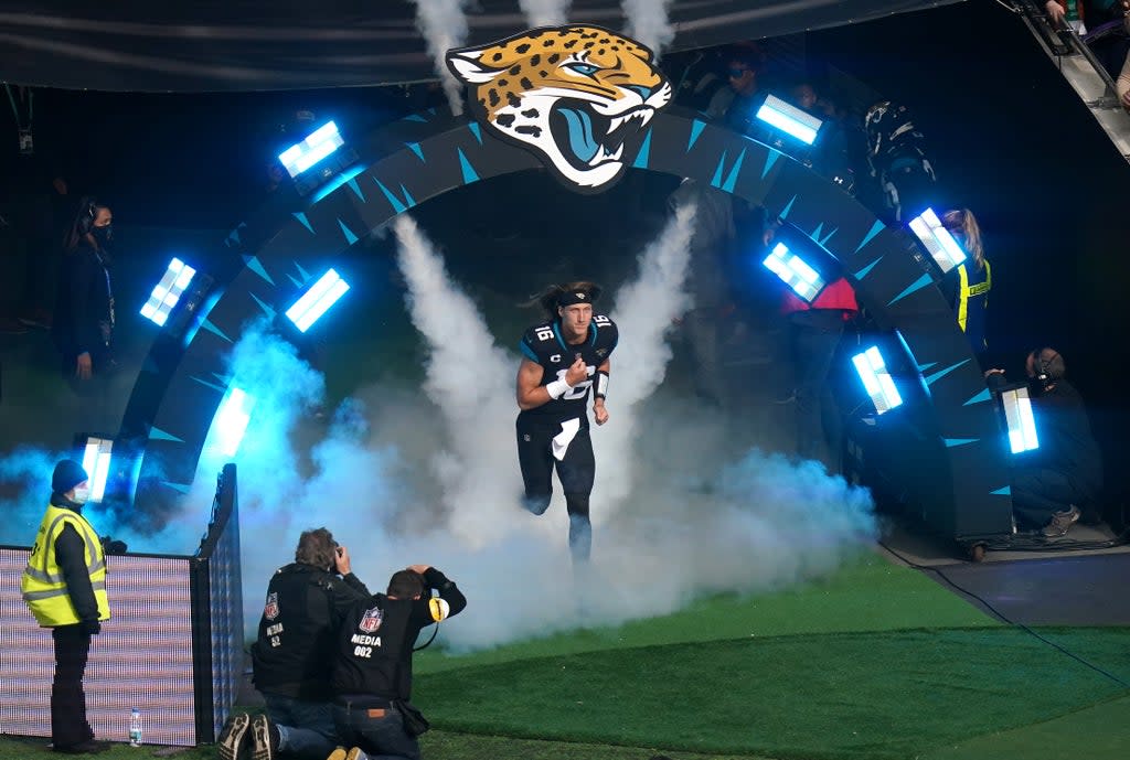 Trevor Lawrence takes to the field in London (Adam Davy/PA) (PA Wire)