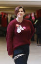 <p>Clara Applegate, 15, attended from a nearby area with her friend Jenna. “It’s really motivational,” she says about the rally. “We’re learning about topics we haven’t even thought about or heard about yet, like Native American [issues].” (Photo: Ronda Churchill for Yahoo Lifestyle) </p>